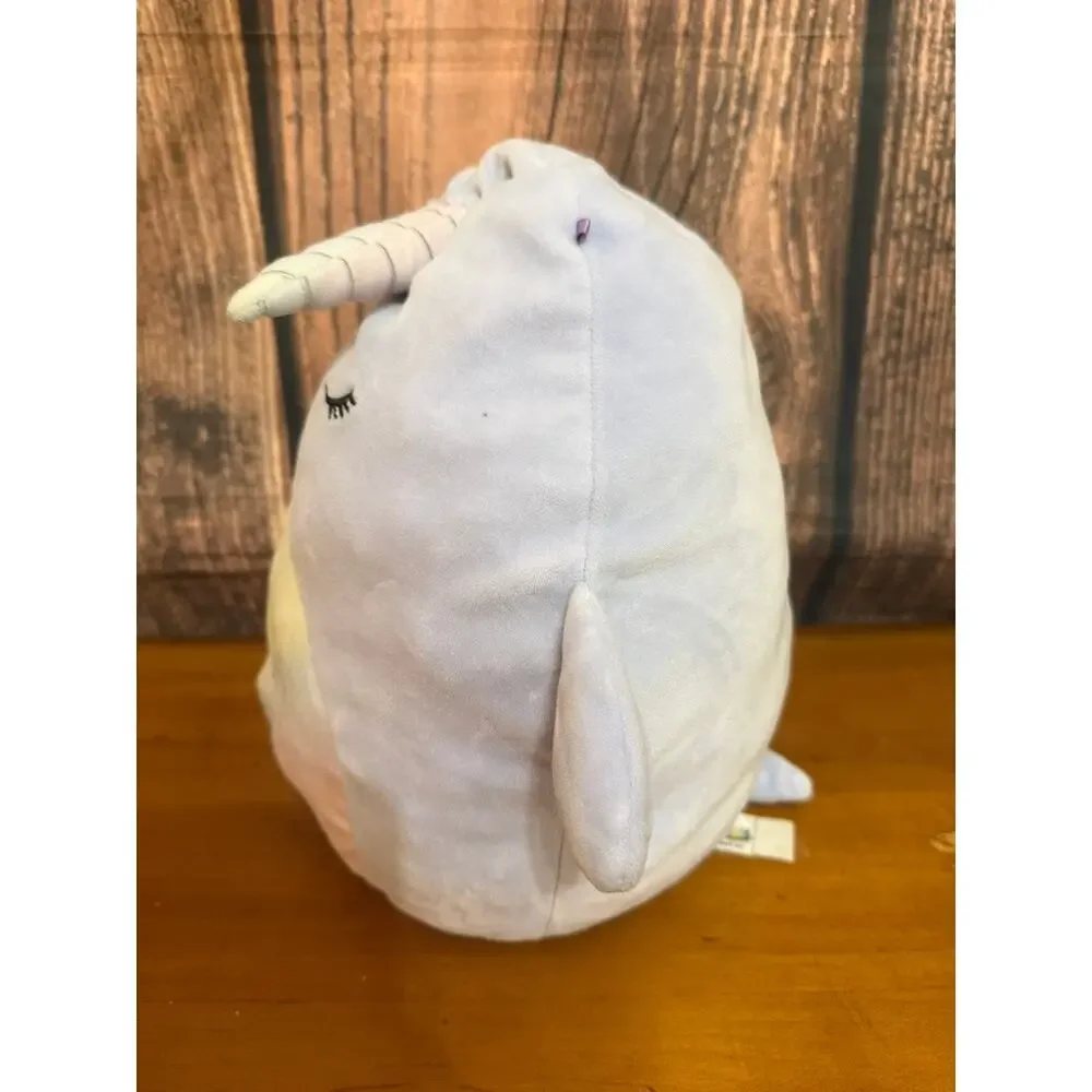 Squishmallows Naomi the Narwhal‎ Plush Stuffed Animal Medium 11